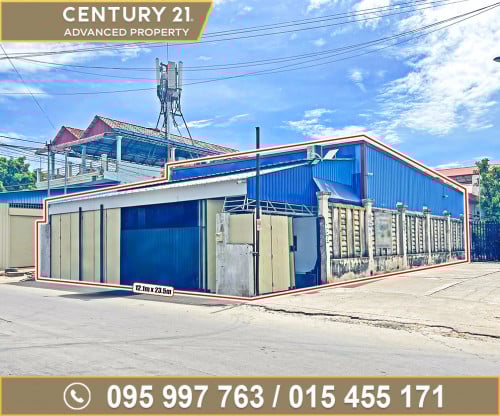 🏘 ឃ្លាំង (កែង) នៅលើផ្លូវ 351 ជិតសាលាសង្កាត់និរោធ ត្រូវការលក់បន្ទាន់ខ្លាំង