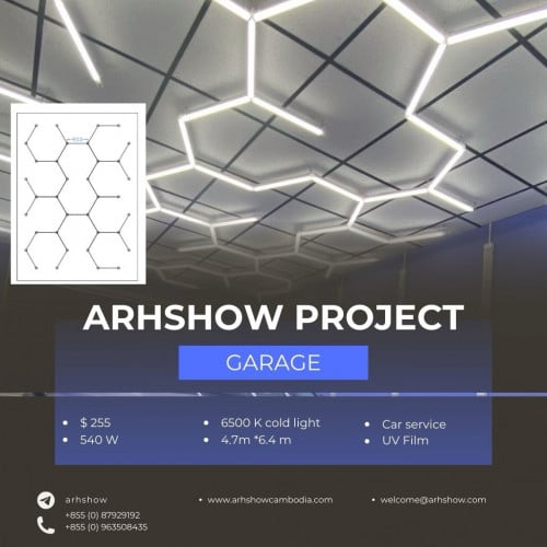 LED Light អំពូលភ្លើង 💡អំពូលសម្រាប់កន្លែងថែទាំឡាន។ល។