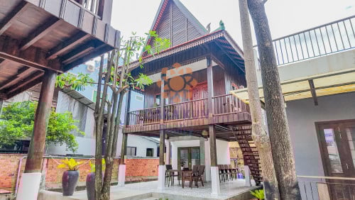 Wooden House for Rent in Siem Reap City-Sala Kamreuk