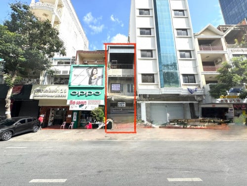 ផ្ទះជួលជិតផ្សារថ្មី 1,400$