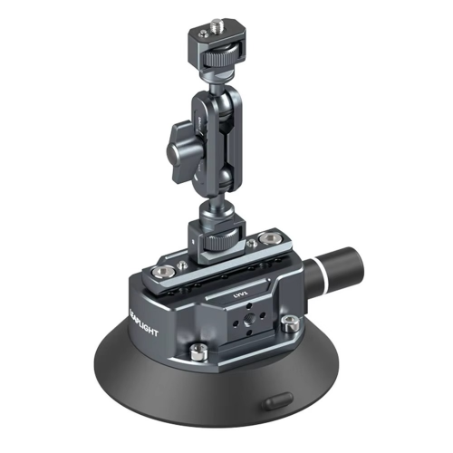 Pump Car Suction Cup Phone Action Camera Holder W NATO 360 Adjustable