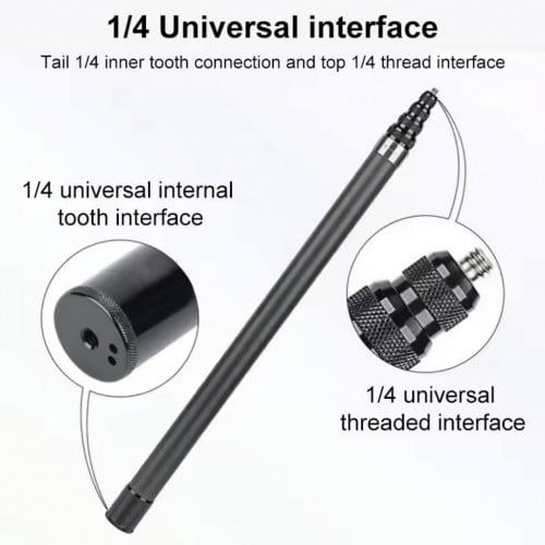 Stick Carbon Fiber 1.5m Scalable Monopod Extended Edition Invisible