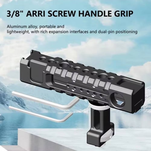 Top Handle with Cold Shoe & 15MM 3/8" ARRI