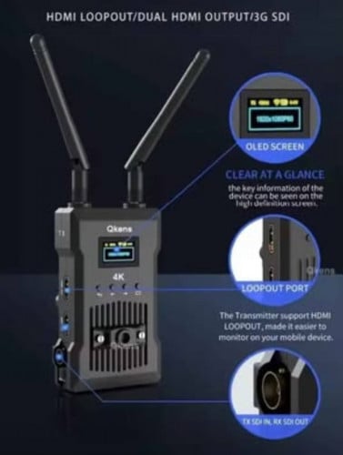Wireless Transmission Extender 1080p 3G SDI / 4K HDMI