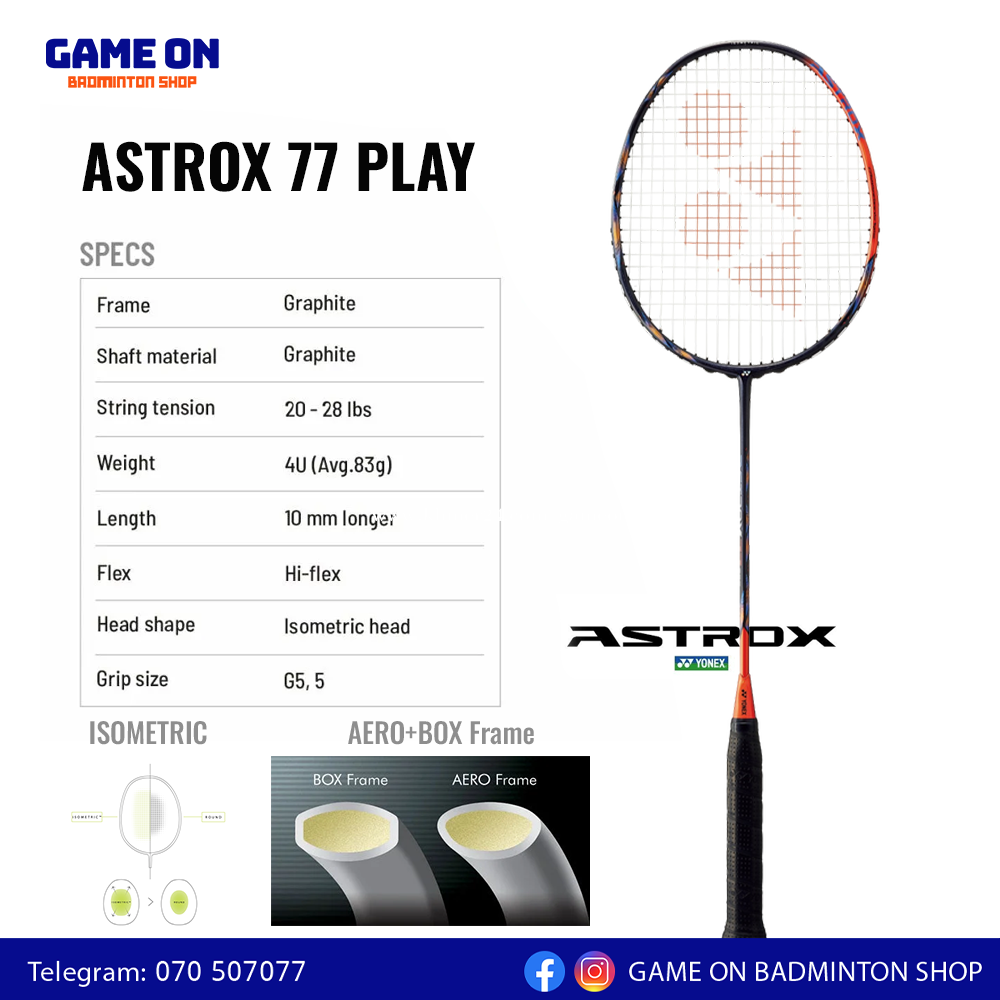 YONEX Astrox 77 Play price $55 in Boeng Kak Muoy, Tuol Kouk, Phnom Penh ...