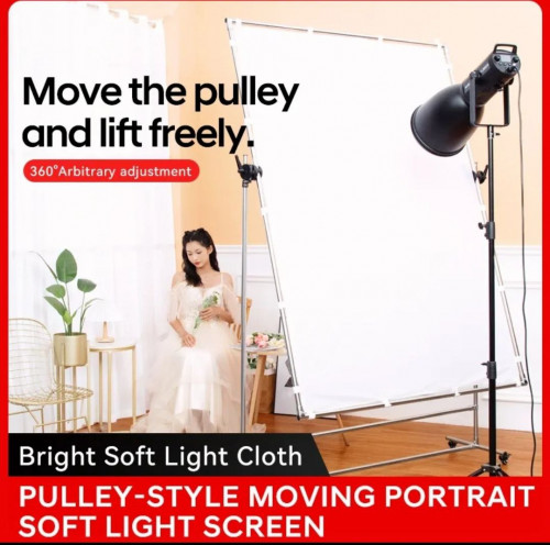 Diffuser Screen White Seamless Light Modifier 120x190