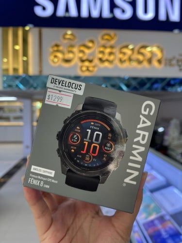 Garmin Fenix8 51mm ថ្មី ធានា2ឆ្នាំ