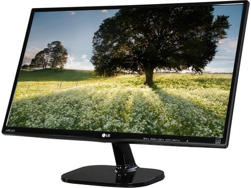 LG 24" Class Full HD IPS LED Monitor ( Port HDMI /VGA) ស្តើង រូបភាពច្បាស់ល្អ