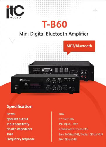 Speaker and Amplifier brand ITC