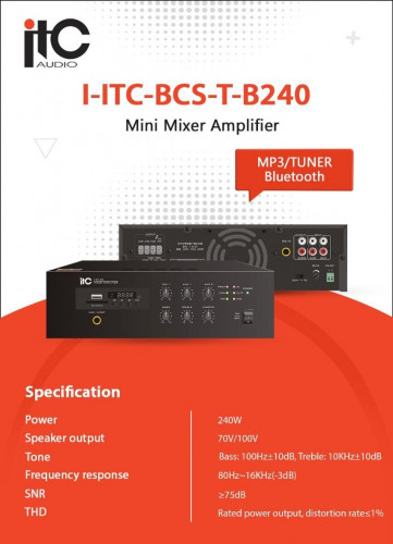 Speaker and Amplifier brand ITC