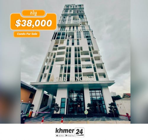 ខុនដូ The Vincet Condo លក់ក្រោមតម្លៃទីផ្សារ