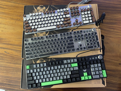 Keyboard RGB និង​ keyboard office ប្រម៉ូសិន​ 20%​