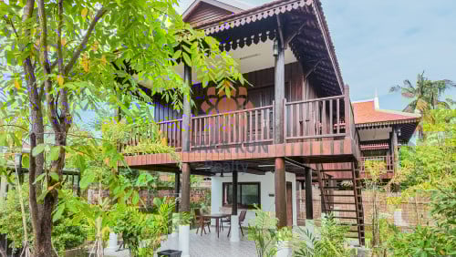 1 Bedroom Wooden House for Rent in Siem Reap City-Sala Kamruek