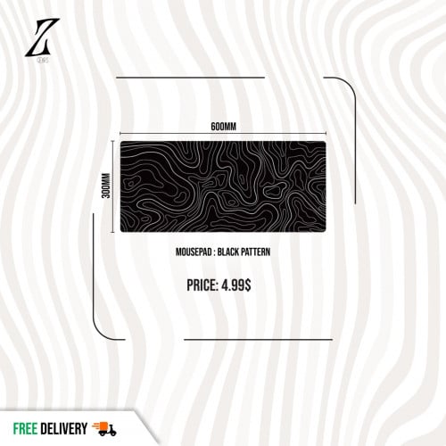 Clean mousepad 600x300mm