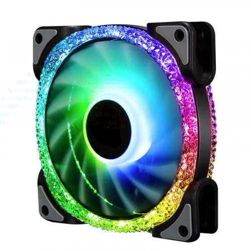 Top sale (Diamond) LED Cooling Fan RGB 12Cm (10pcs: $27)