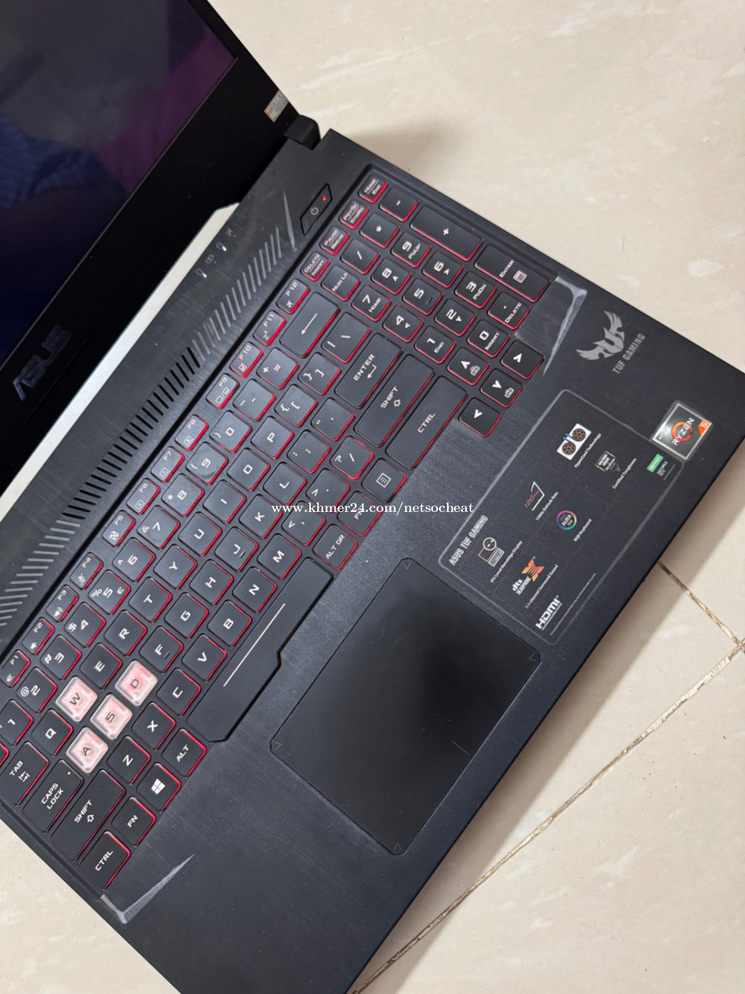 Laptop for resell Asus Tuf Gaming FX 505D price $330 in Stueng