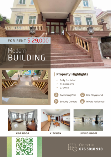 41 Bedroom | Whole Building for Rent in Khan Chamkarmorn