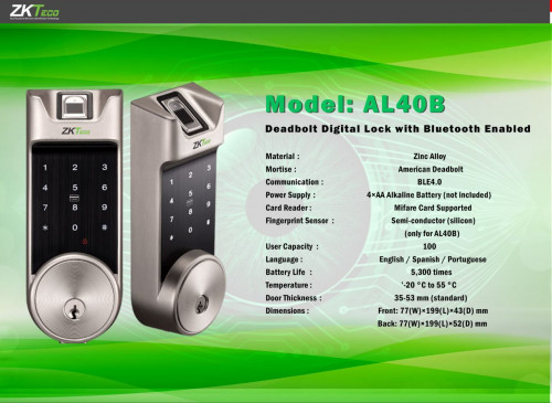 Smart Lock Brand ZTKECO