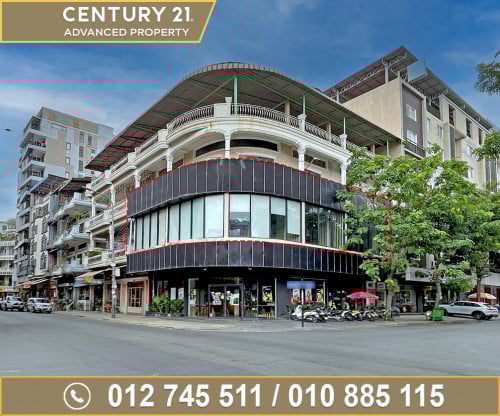 🏠ការិយាល័យ (កែង) សម្រាប់ជួល នៅជិតសាលាបឋមសិក្សាព្រះនរោត្តម