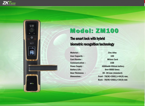 Fingerprint lock with Bluetooth