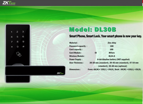 Fingerprint lock with Bluetooth