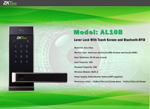 Fingerprint lock with Bluetooth