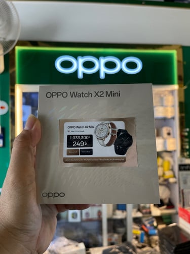 OPPO Watch X2 Mini ថ្មីប្រអប់ធានា1ឆ្នាំក្រុមហ៊ុនថែមជូនការដូល្អៗ