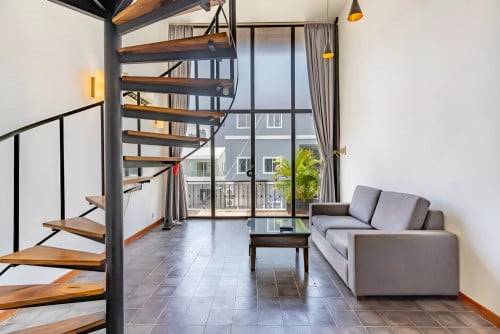Renovated Loft 1 Bedroom Apartment For Sale - BKK1, Phnom Penh