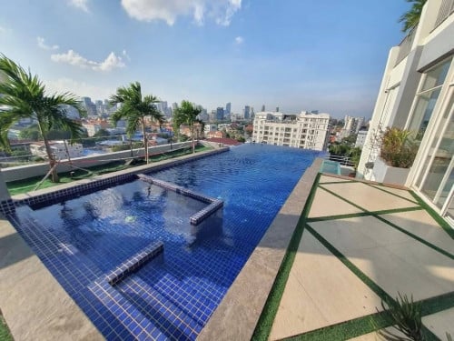Penthouse 2 Bedrooms For Rent in Tonle Bassac Area