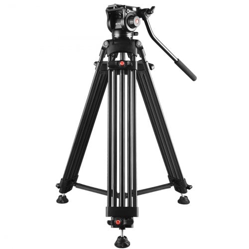 Tripod 170cm Heavy Duty Video Aluminum Alloy Stand with Head for DSLR for SLR Adjustable Camera