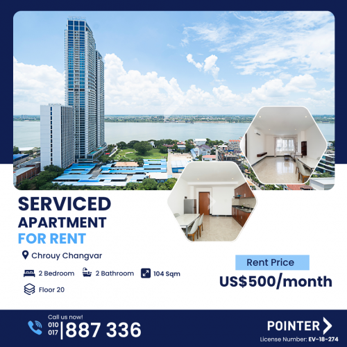 2-Bedroom Apartment for Rent in Chroy Changva