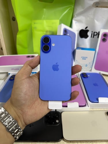 iPhone 16 Color Ultramarine ថ្មីសំណុំហ្សុីនស្អាត ទ្រនាប់សុីម