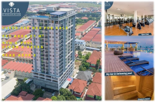 #SC003 👉 Special Price! URGENT SALE, Condo One Bedroom Near AEON 2 Has Income 400$/month ...