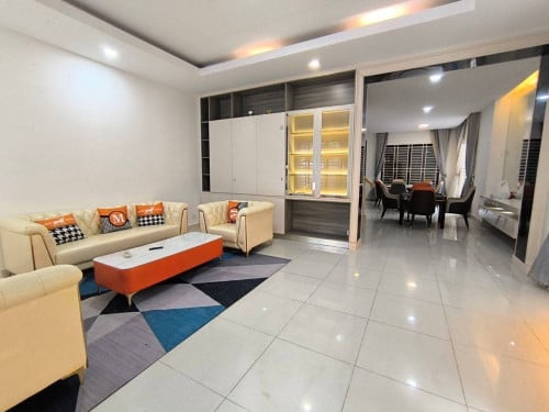 Fully, វីឡាភ្លោះ សម្រាប់ជួល | Twin B Villa For Rent (ដឹស្តាដាយមិន ៦០ម៉ែត្រ ជិតAEON3)