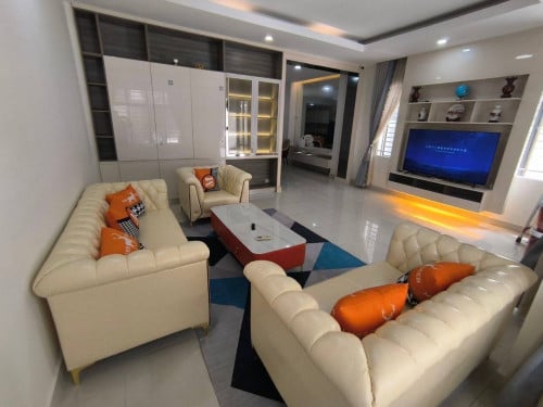 Fully, វីឡាភ្លោះ សម្រាប់ជួល |​ Twin B Villa For Rent (ដឹស្តាដាយមិន​ ៦០ម៉ែត្រ​ ជិតAEON3)