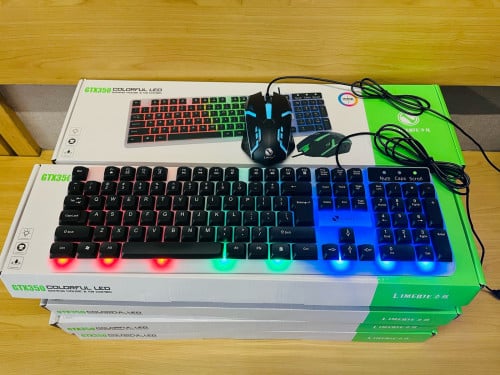 Keyboard $ Mouse RGB លក់បន្ដតម្លៃពិសេស