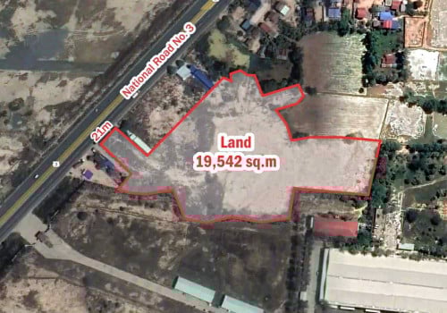 ដីលក់ជាប់ផ្លូវជាតិលេខ៣ ស្រុកកណ្តាលស្ទឹង ខេត្តកណ្តាល