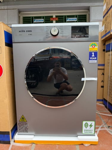 ម៉ាសុីនសំងួត 9.5kg Auto Cool ថ្មីកេស