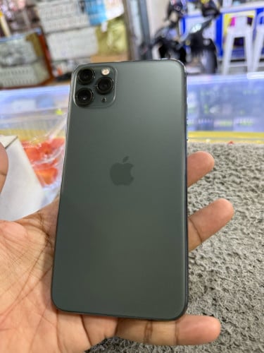 iPhone 11Pro Max 256G LL/A ហ្សុីនសំណុំ មានឆ្នាំងសាក