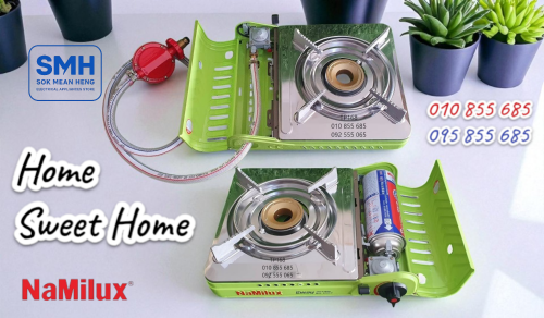 ចង្ក្រានហ្គាស Namilux PL1951-PS_ECO Gas Cooker _ 2 Ways (2in1)
