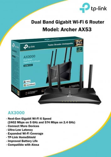 6 Router Wifi Dual Band Gigabit