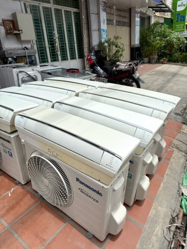 ម៉ាសុីនត្រជាក់ Panasonic 1.5hp សេរីខ្ពស់ មានកំចាត់ខ្លិន អុីយ៉ុង Econavi កាត់ចូលថ្មីៗ ម៉ូយៗ