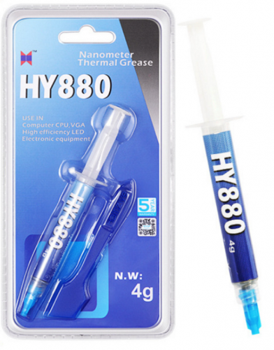 HY880 (30g) ជាប្រភេទទឹកដាក់ CPU ដែរមានភាពត្រជាក់លើសពីរកំរឹតធម្មតា / $7