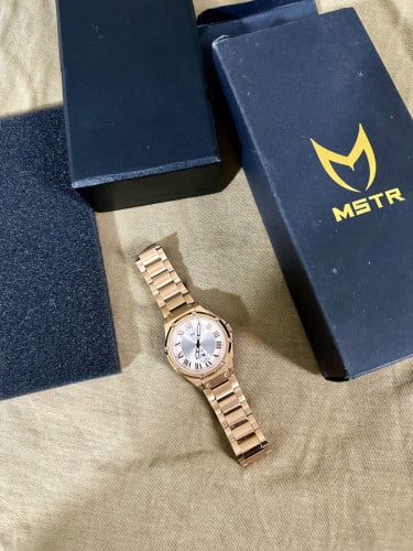 MSTR ultra slim rose gold new 99% full box