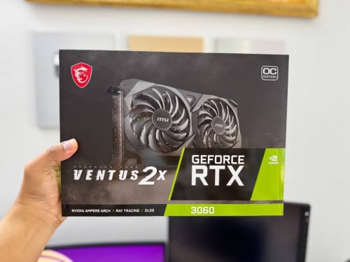 MSI RTX 3060 VENTUS 2X 12GB - GPU ថ្មីប្រអប់ [ធានា1ឆ្នាំ]