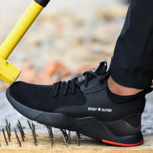 ស្បែកជើងសុវត្ថិភាពម៉ាក Guyisa ម៉ូតថ្មី / High Quality Safety Boot For Construction Work