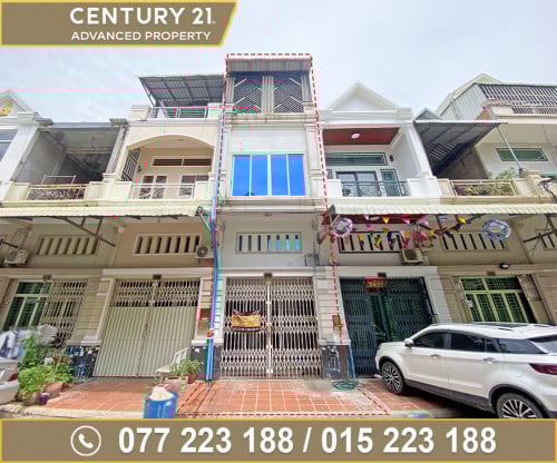 🏘 ផ្ទះល្វែង ក្នុងបុរី ភ្នំពេញសុខសាន្ត ជិតសាកលវិទ្យាល័យ AUPP ត្រូវការលក់បន្ទាន់ខ្លាំង