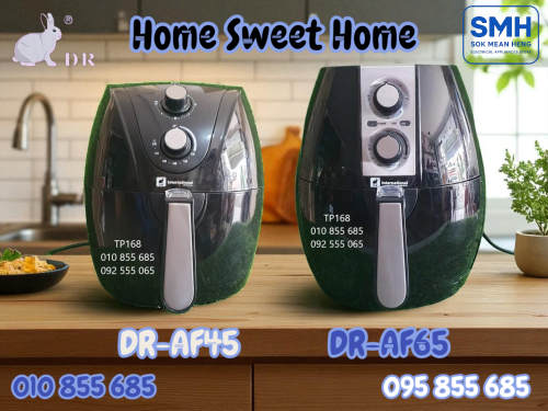 ម៉ាស៊ីនបំពងស្ងួត InternationalDR 4.5L / 6.5L Air Fryer