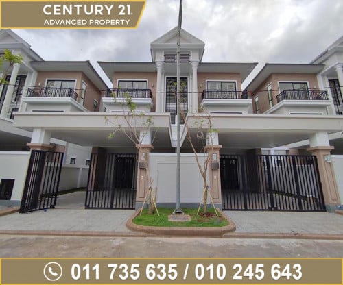 🏘 វីឡាភ្លោះ (Twin-B) ក្នុងបុរី ប៉េងហួតបឹងស្នោ ត្រូវការលក់បន្ទាន់ខ្លាំង