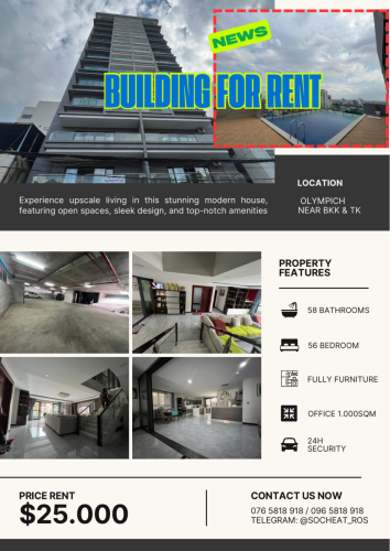 56 Bedrooms | Building for Rent near BKK